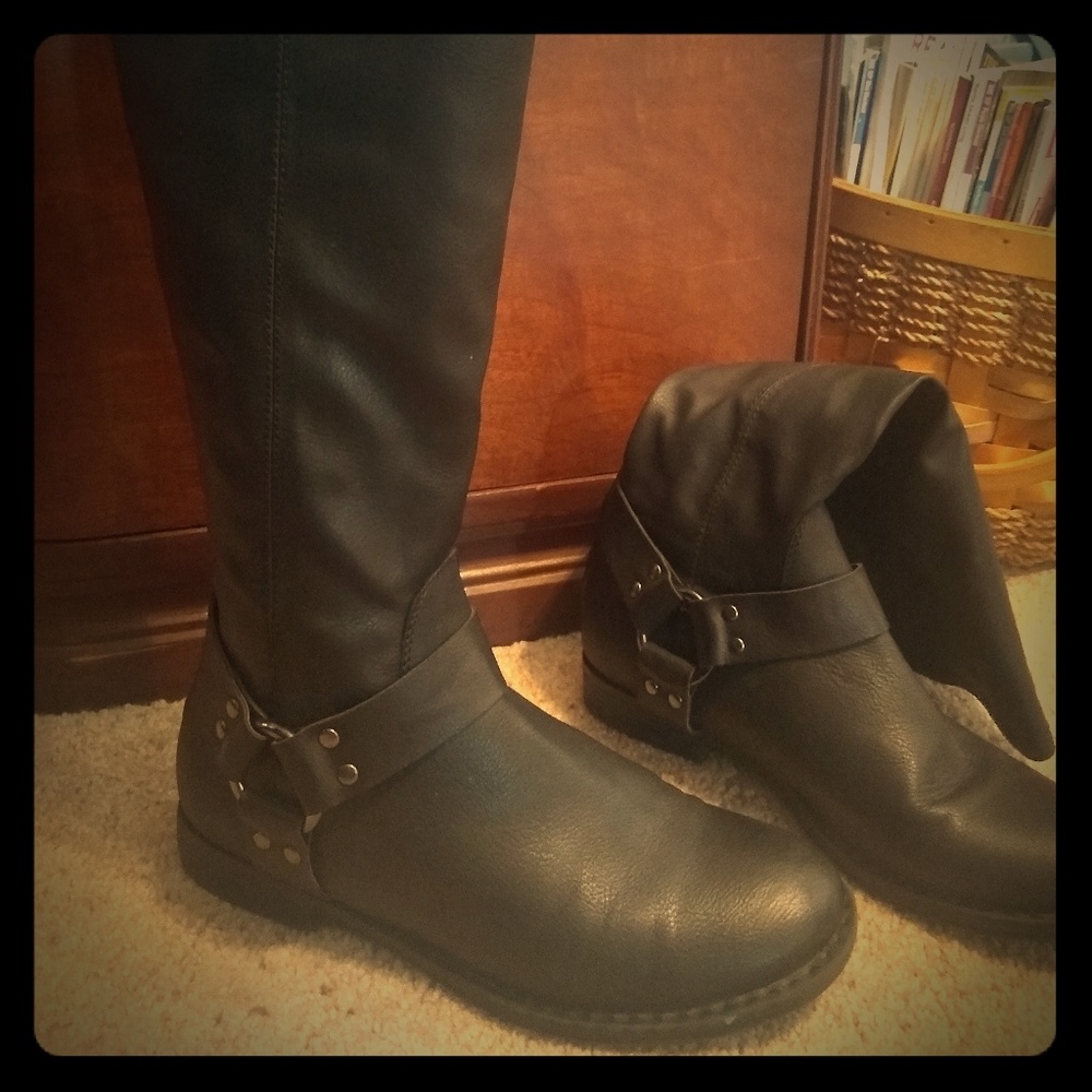 Lime Light Leather Boots